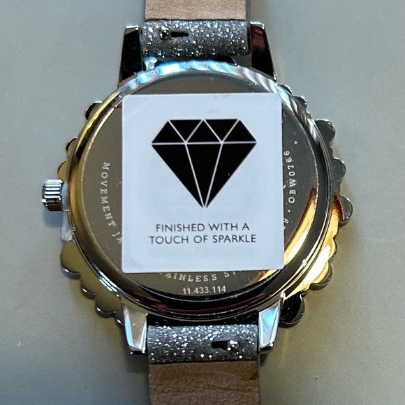 Olivia Burton Under The Sea Bejewelled All Silver Watch With 30mm Face - Picture 3 of 9